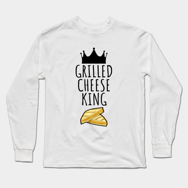 Grilled Cheese King Long Sleeve T-Shirt by LunaMay